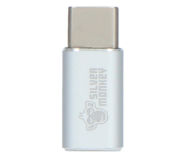 SILVER MONKEY Silver Monkey Adapter microUSB - USB-C - 567534 - zdjęcie 3